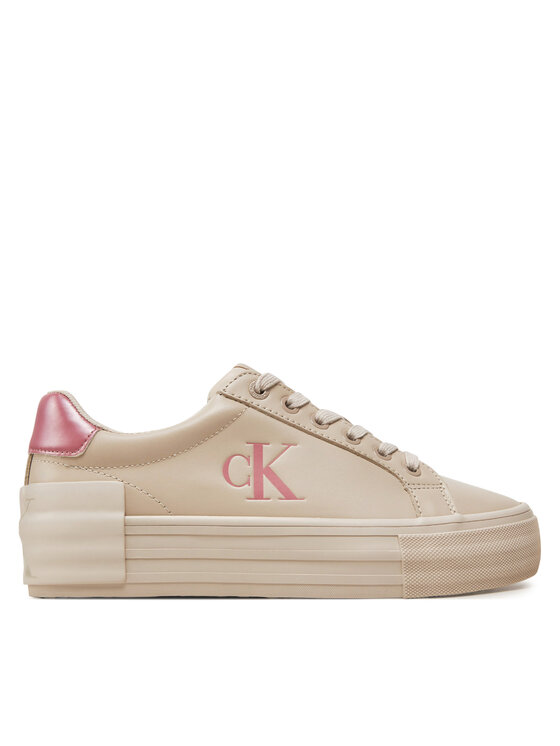 Calvin Klein Jeans Superge Vulc Flatform YW0YW01613 Écru