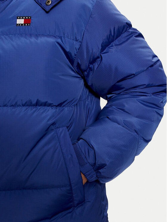 Tommy Jeans Tommy Jeans Пухено яке Alaska DM0DM19537 Син Loose Fit