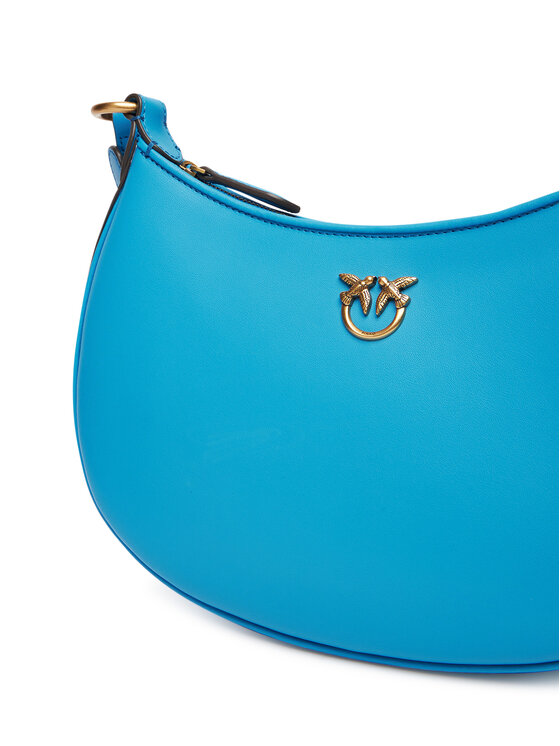 PINKO PINKO Torebka Half Moon Mini Fl Al 25-26 PLTT 102790 A0F1 Niebieski