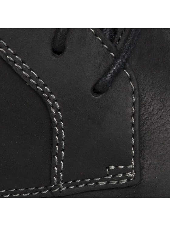 Clarks Clarks Schnürschuhe Curington Over 261453637 Schwarz