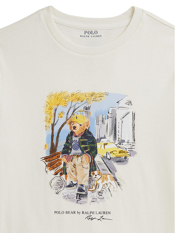 Polo Ralph Lauren Polo Ralph Lauren T-Shirt 323979493001 Εκρού Regular Fit
