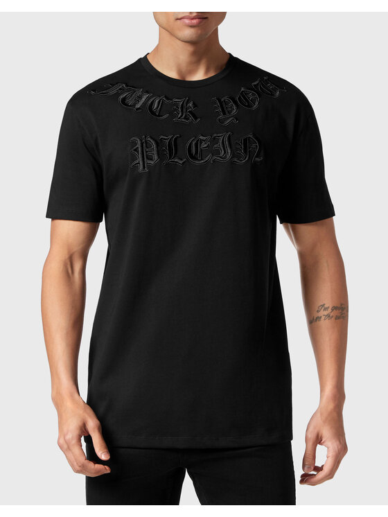 PHILIPP PLEIN PHILIPP PLEIN T-Shirt 855 Czarny Regular Fit
