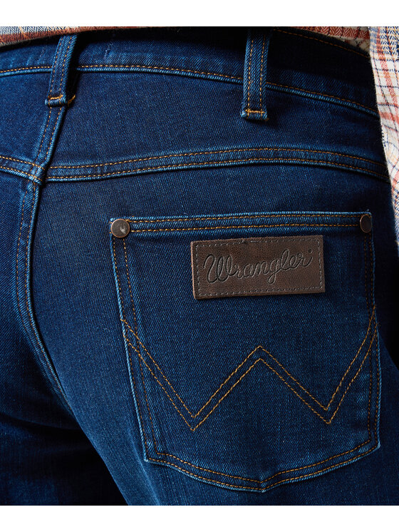 Wrangler Wrangler Jeansy 112357414 Granatowy Straight Fit