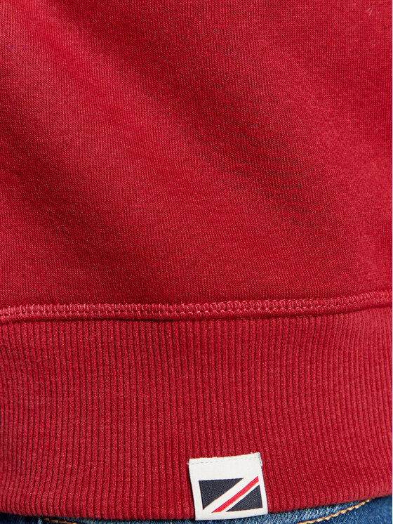 Pepe Jeans Pepe Jeans Bluza Pike PM582276 Bordowy Regular Fit