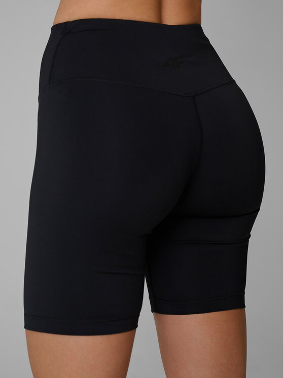 4F 4F Szorty sportowe MULTI ACTIVE Czarny Slim Fit