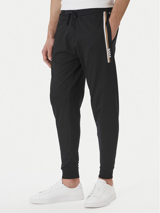 BOSS BOSS Sportinės kelnės Authentic 50554784 Juoda Regular Fit