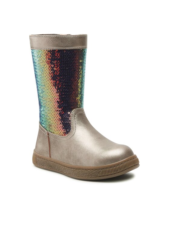 Nelli Blu Nelli Blu Stiefel CM211224-12 Goldfarben