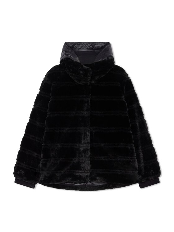 Fiorella Rubino Fiorella Rubino Płaszcz zimowy F053T001606N033 Czarny Regular Fit