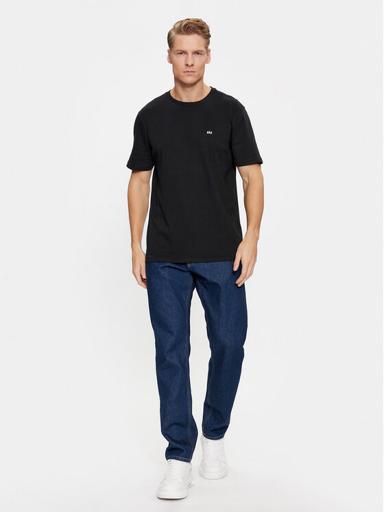 Gap Gap T-krekls 753766-00 Melns Regular Fit
