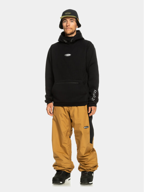 Quiksilver Quiksilver Mikina Big Logo Tech Otlr EQYFT04786 Čierna Regular Fit