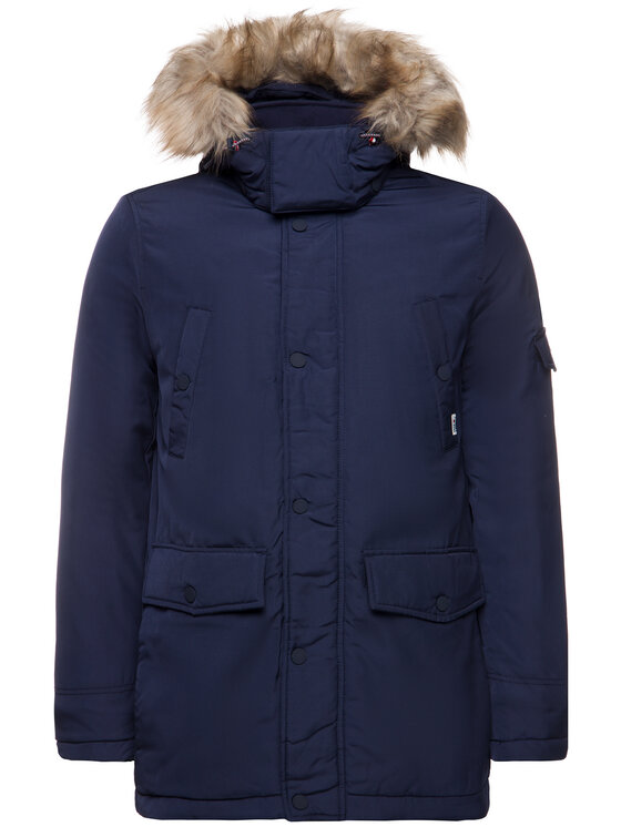 Tommy Jeans Parka Tech DM0DM06907 Bleu marine Regular Fit Modivo