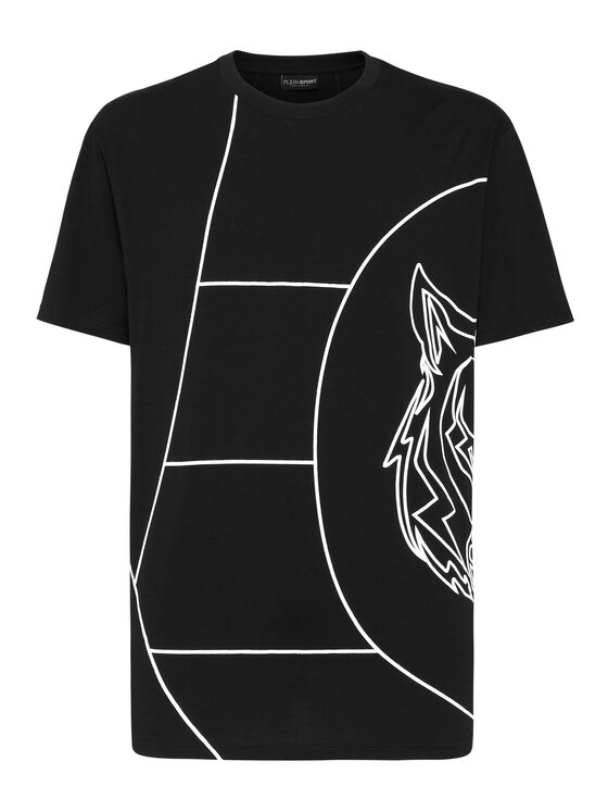 Plein Sport Plein Sport T-Shirt 4989 Czarny Regular Fit