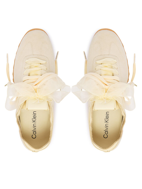 Calvin Klein Calvin Klein Laisvalaikio batai Low Profile Run Mg Sue Db Laces HW0HW03150 Geltona