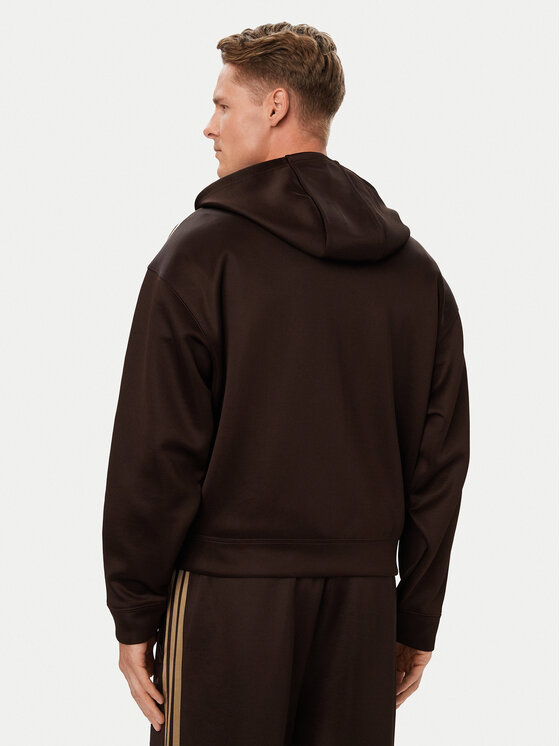 adidas adidas Džemperis adicolor Spacer KS7426 Tamsiai ruda Oversize