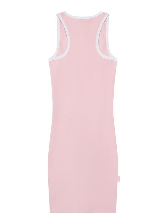 Beverly Hills Polo Club Beverly Hills Polo Club Kasdieninė suknelė W126-BHGDS-1059-13X Šviesiai rožinė Slim Fit