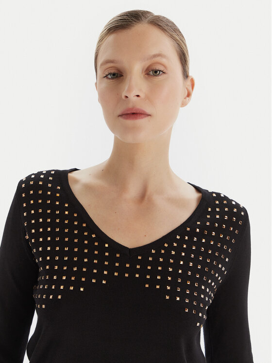 Artigli Artigli Sweater ACMA002723 Fekete Regular Fit