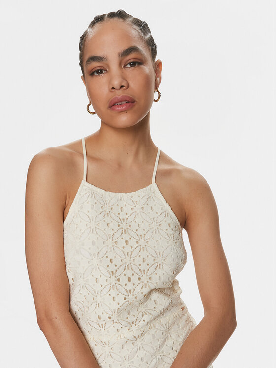 Gaudi Gaudi Rochie de vară 411FD15032 Alb Regular Fit