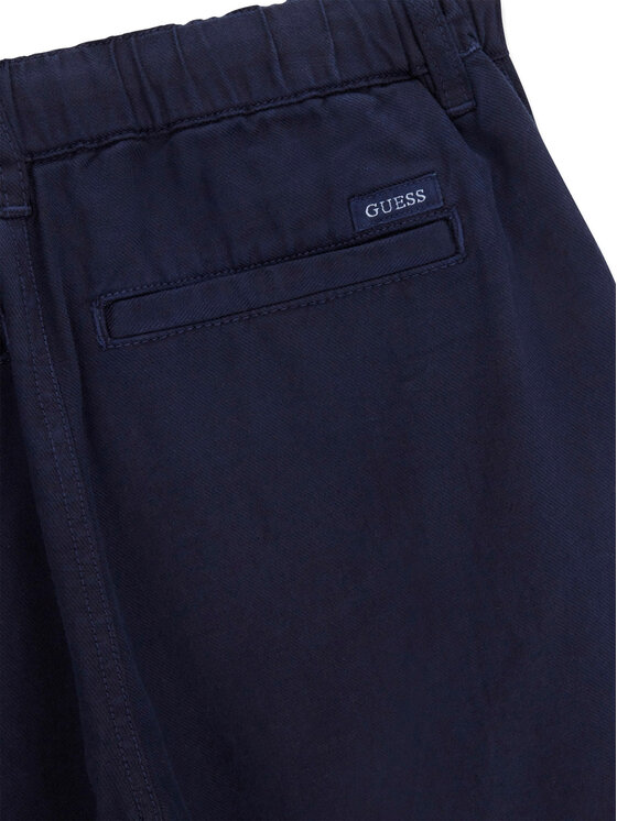 Guess Guess Stoffhose L6GB02 WHAR0 Dunkelblau Regular Fit
