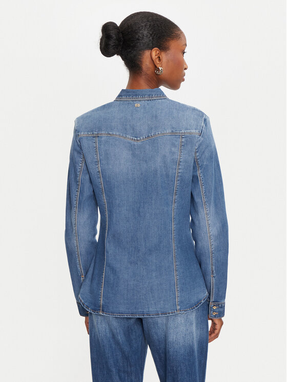 Gaudi Gaudi camicia di jeans 421BD46002 Blu Regular Fit