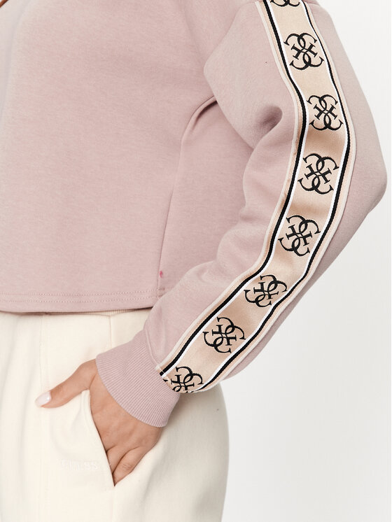 Guess Guess Суитшърт V3BQ16 KB3P2 Розов Regular Fit