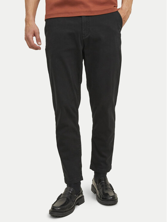 Jack&Jones Chino Harlow 12242188 Crna Tapered Fit