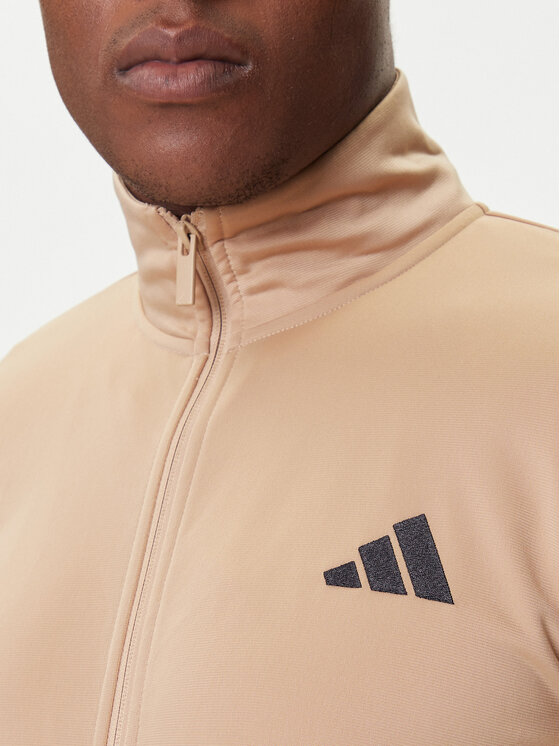 adidas adidas Tepláková súprava Basic 3-Stripes JX5501 Béžová Regular Fit