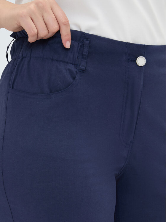 Fiorella Rubino Fiorella Rubino Spodnie materiałowe P704L002393N034 Niebieski Regular Fit