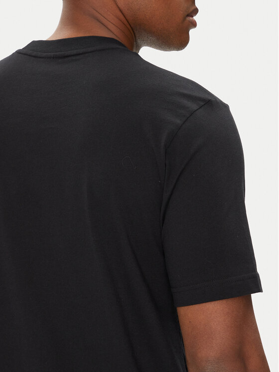 adidas adidas Marškinėliai Essentials Small Logo JE9024 Juoda Regular Fit