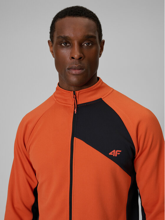4F 4F Bluza TREKKING Pomarańczowy Regular Fit