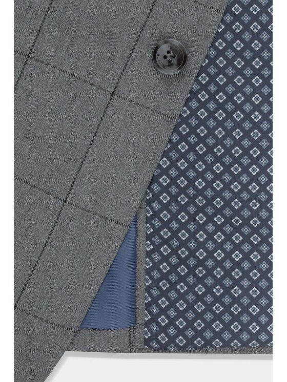 Pako Lorente Pako Lorente Marynarka PPLM9-3G-235 Szary Slim Fit