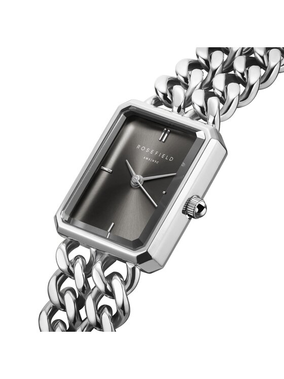 Rosefield Rosefield Zegarek Double Chain Studio Szary
