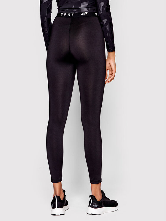 4F 4F Legginsy H4L22-SPDF35 Czarny Slim Fit