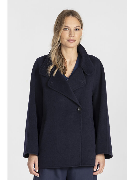 Deni Cler Milano Deni Cler Milano Kurtka przejściowa T-DC-9060-E5-90-58-1 Granatowy Loose Fit