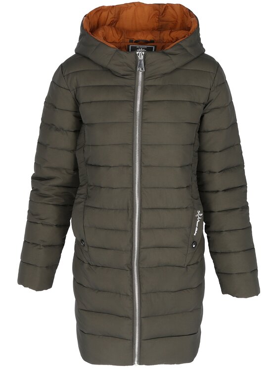 Perso Perso Kurtka damska BLH919046F Khaki Regular Fit