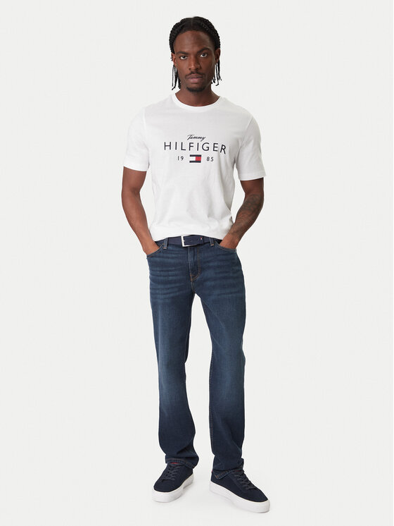 Tommy Hilfiger Tommy Hilfiger T-Shirt Brand Love MW0MW41455 Biały Regular Fit