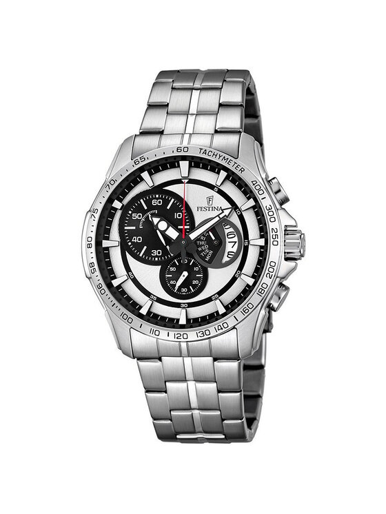 Festina Festina Zegarek F6849-2 Srebrny