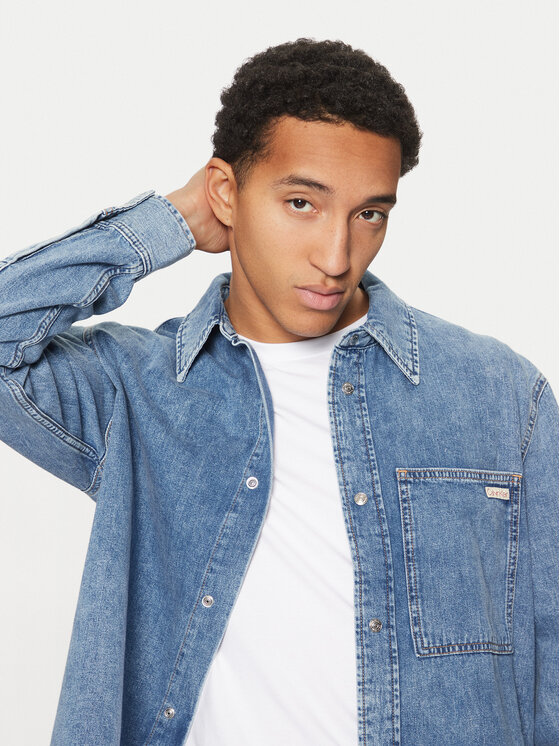 Calvin Klein Jeans Calvin Klein Jeans Τζιν πουκάμισο J30J326561 Μπλε Regular Fit