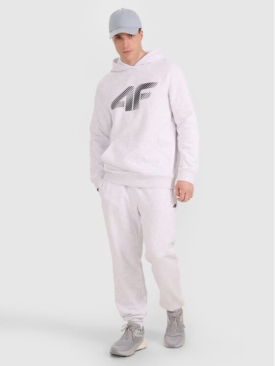 4F 4F Felpa 4FWMM00TSWSM1766-27M Grigio Regular Fit