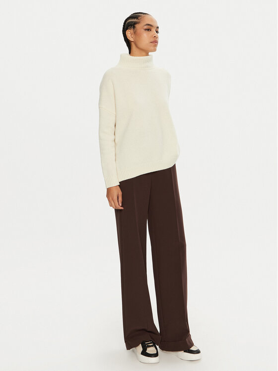 Weekend Max Mara Weekend Max Mara Dolčevita Borgia 2425366082 Écru Loose Fit