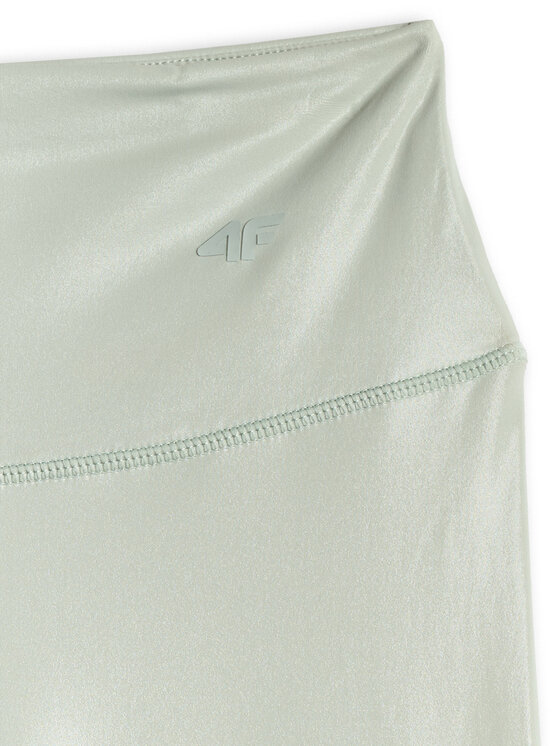 4F 4F Legginsy YOGA Turkusowy Slim Fit