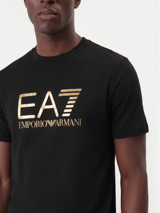 EA7 Emporio Armani EA7 Emporio Armani Marškinėliai 7M001412 AF22264 MC004 Juoda Regular Fit