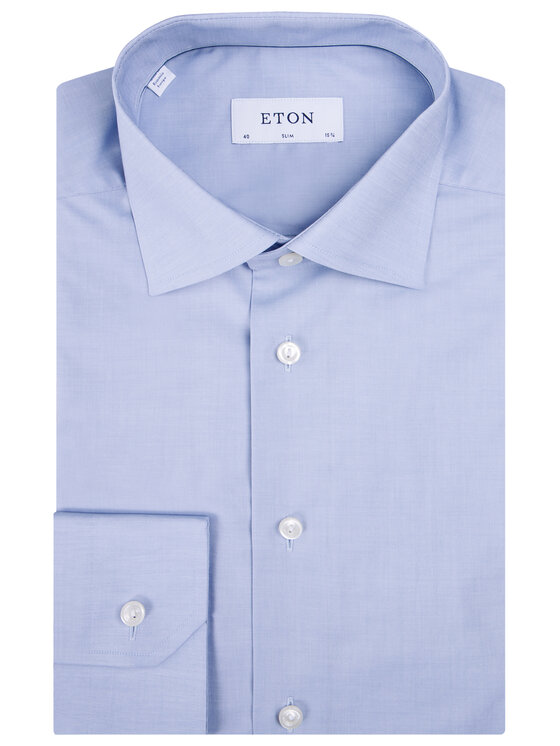 Eton Eton Marškiniai 354879511 Mėlyna Slim Fit