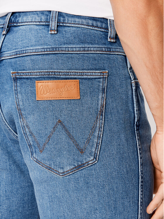 Wrangler Wrangler Jeansy Greensboro W15QJX21Y 112322662 Niebieski Regular Fit