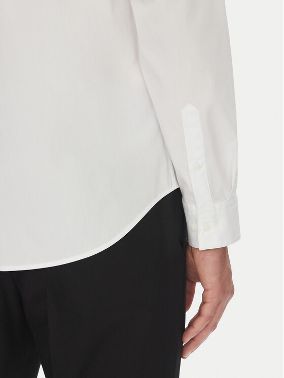 Calvin Klein Calvin Klein Koszula LV04LB148G Biały Slim Fit