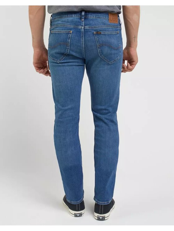 Lee Lee Jeansy RIDER Niebieski Slim Fit