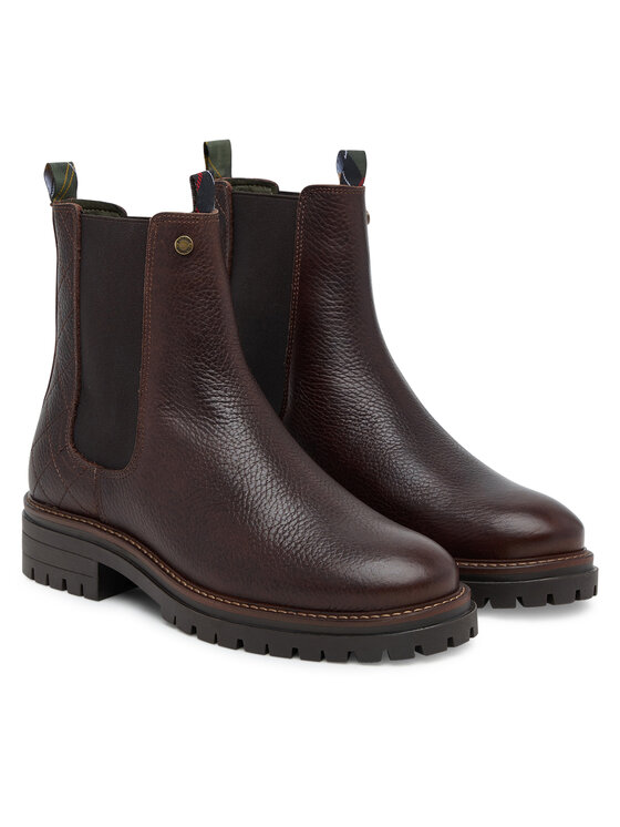 Barbour Barbour Gležnjarji Chelsea Evie LFO0575BR96 Rjava
