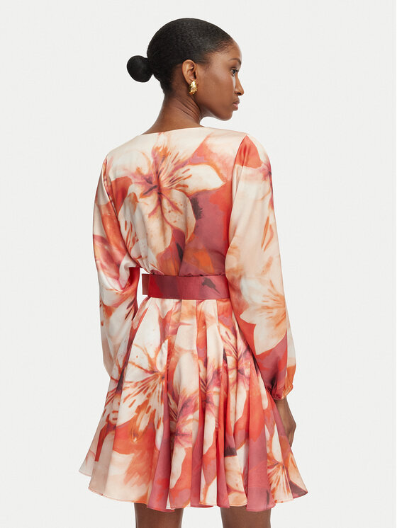 Marciano Guess Marciano Guess Cocktail obleka G6GK58 W2214 Oranžna Regular Fit