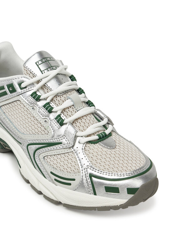 Tommy Jeans Tommy Jeans Laisvalaikio batai Archive'97 Metallic EN0EN02796 Kreminė