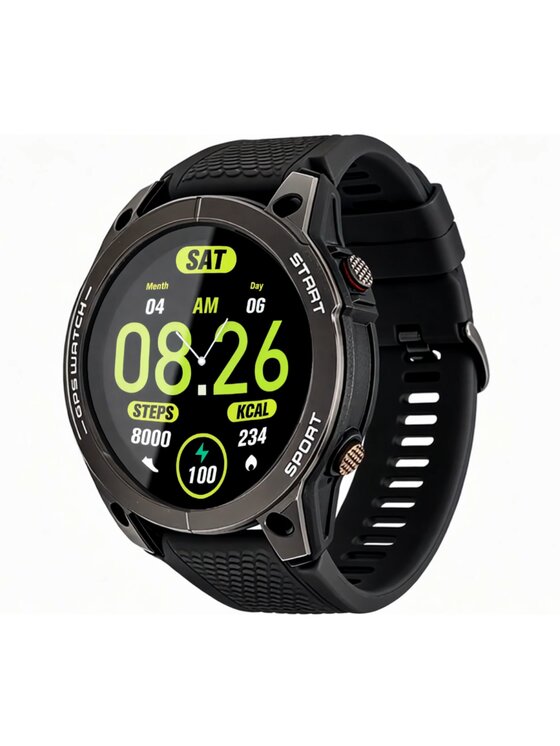 Watchmark Watchmark Smartwatch GPS WATCH Μαύρο