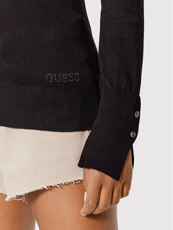 Guess Guess Πουλόβερ Elinor W2YR30 Z2V62 Μαύρο Regular Fit